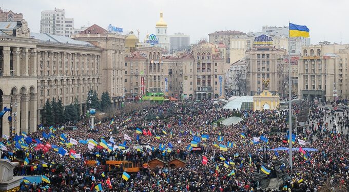 Акции протеста в Киеве продолжаются