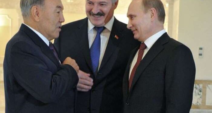 Путин, Лукашенко и Назарбаев подписали договор о Евразийском союзе