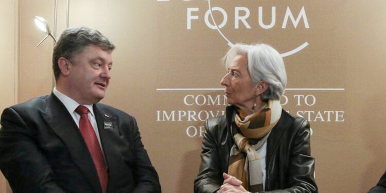 Порошенко и Лагард договорились о приезде миссии МВФ в Украину осенью