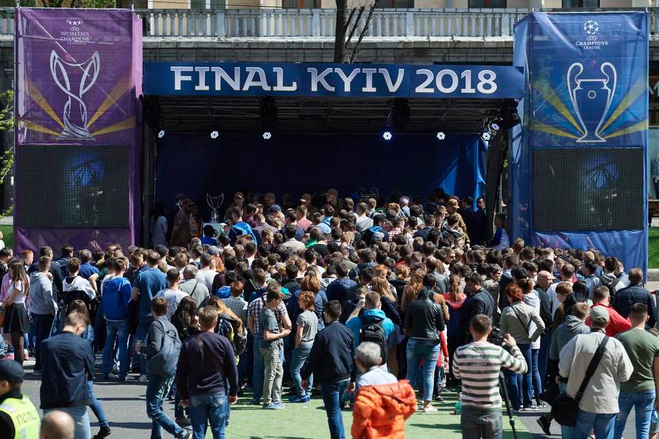 Смотреть финал Лиги чемпионов 2018 можно будет на Контрактовой площади в Киеве