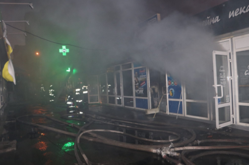 На Осокорках и Соломенке в Киеве горели киоски