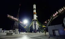 Запуск ракеты с космодрома Байконур, архивное фото