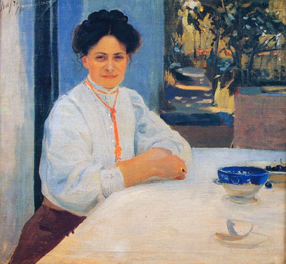 “Портрет Маргарити Мурашко на о.Капрі” (1909)