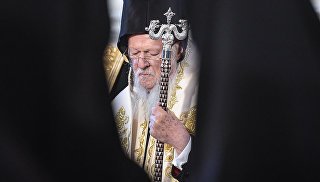 Вселенский патриарх, предстоятель Константинопольской православной церкви Варфоломей I . Архивное фото