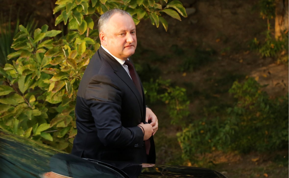 Президента Молдавии госпитализировали после ДТП с участием его кортежа