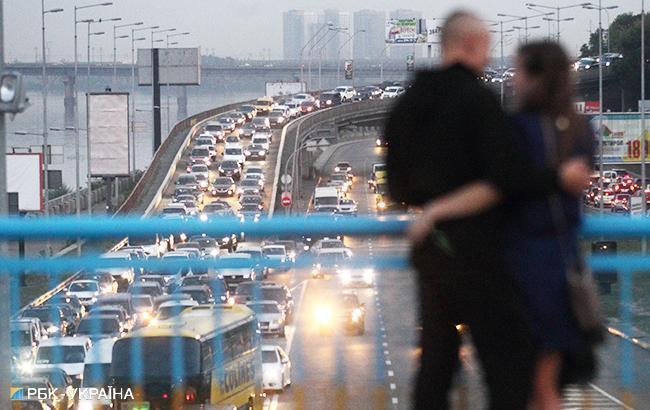 Фото: пробки в Киеве (РБК-Украина)