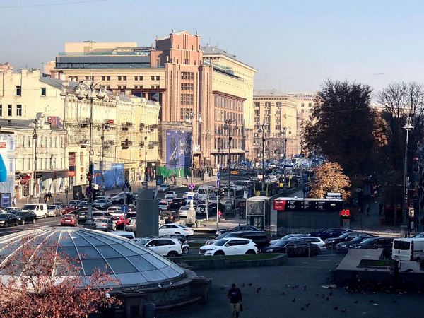 Центр Киева парализован из-за массовой акции протеста (карта)