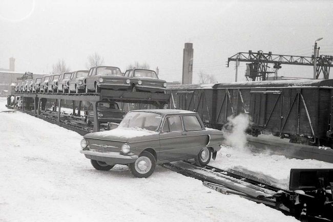 Как перевозили автомобили в СССР 2