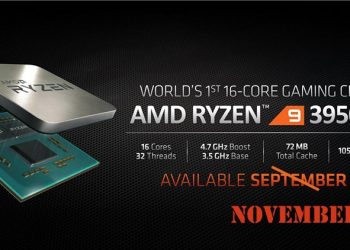 AMD откладывает выпуск Ryzen 9 3950X, но обещает новый Ryzen Threadripper уже в этом году