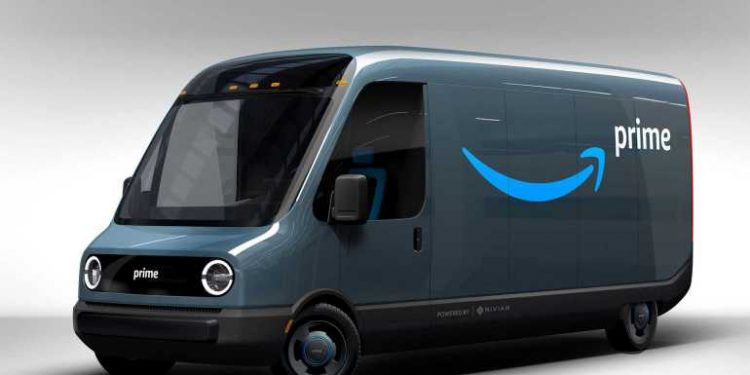 Amazon заказала у Rivian 100 тыс. электрических фургонов для доставки заказов и обещает к 2030 году стать на 100% "зеленой" компанией
