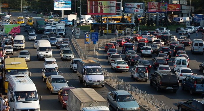 Ситуация на дорогах Киева — одна из худших в мире - Економічна правда