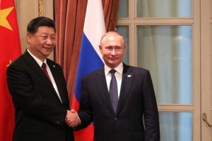 Председатель Китая Си Цзиньпин и президент РФ Владимир Путин