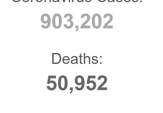 Коронавирус статистика - В США 50 тысяч человек умерли от коронавируса - новости мира