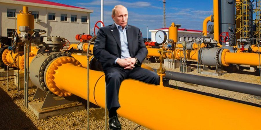 Оседлал трубу: Российский президент Владимир Путин использовал поставки газа для своих имперских амбиций (Фото:Коллаж НВ)