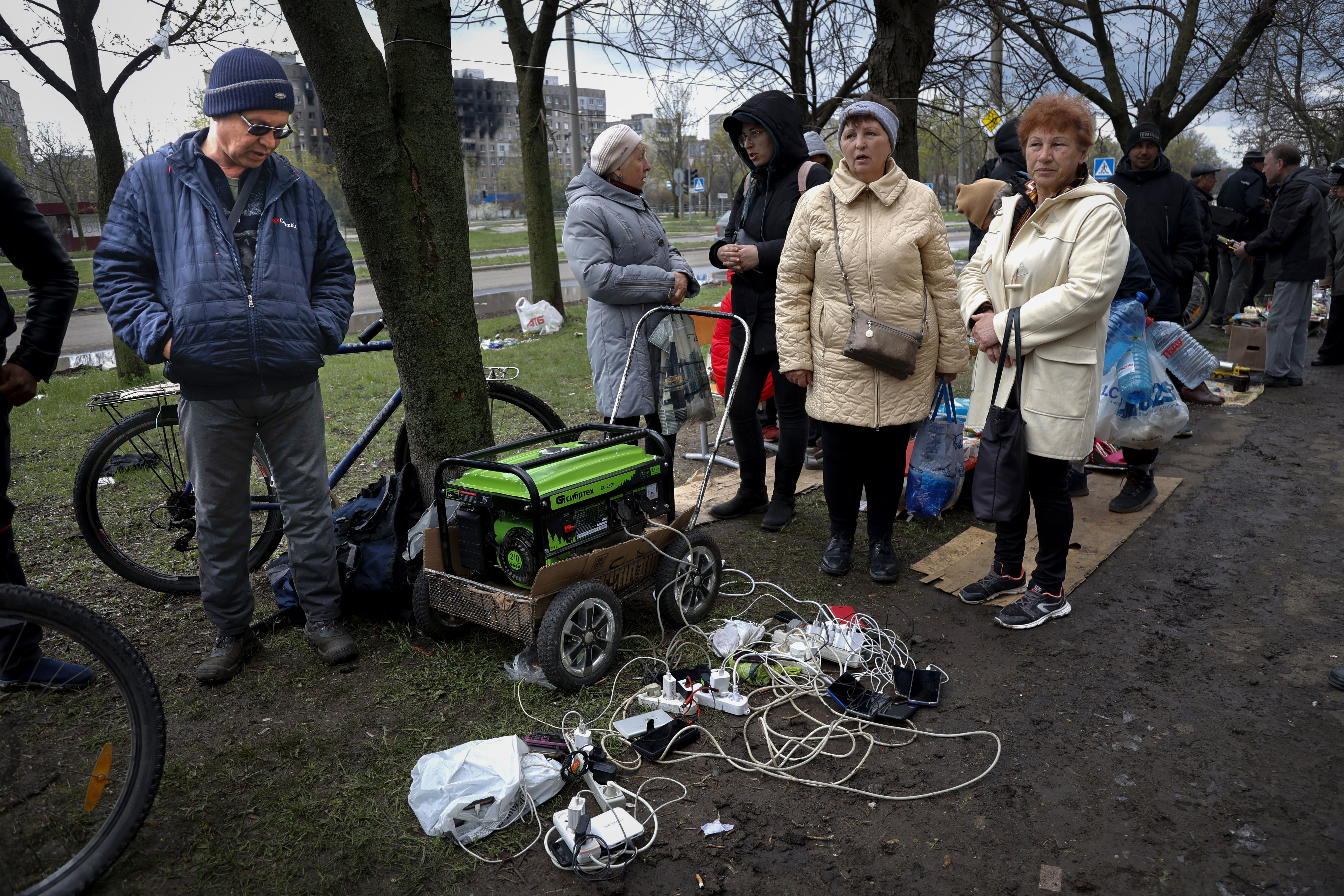 Засилье генераторов в украинских городах / © Associated Press