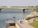 Wildfire smoke invaded Sasktoon and other areas in Saskatchewan on Saturday, just like on May 17, 2023, when this file photo was taken in the city.