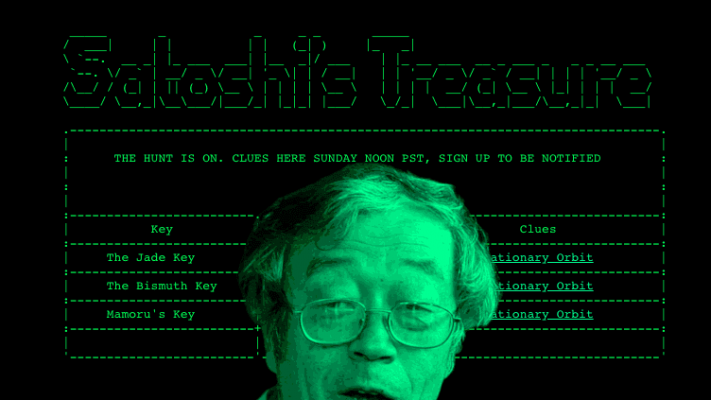 Стартовала глобальная игра Satoshi's Treasure. Победителю достанется $1 млн